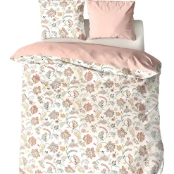 Parure de lit ISPANA 240x220 cm 100% polyester microfibre rose 3 pièces>Linnea Online