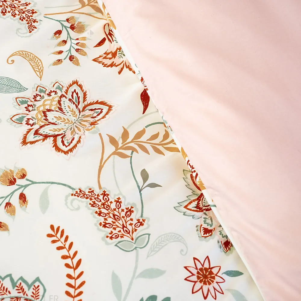 Parure de lit ISPANA 240x220 cm 100% polyester microfibre rose 3 pièces>Linnea Online