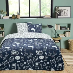 Parure de lit jeux vidéos en coton 240x220cm>Future Home