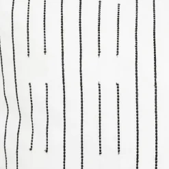 Atmosphera Créateur D'Intérieur Parure de lit Kain coton blanc/noir 260x240cm - Atmosphera* Boutis, Couvre-Lit, Édredon