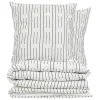 Parure de lit Kain coton blanc/noir 240x220cm - Atmosphera>Atmosphera Créateur D'Intérieur New