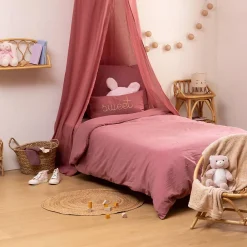 Parure de lit Lili 140x200cm rose antique - Atmosphera>Atmosphera Créateur D'Intérieur New