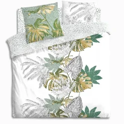 Atmosphera Créateur D'Intérieur Parure de lit Monstera en coton 240x220 cm - Atmosphera* Housse De Couette