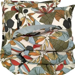 Linnea Parure de lit percale de coton 260x240 cm CASCADE vert Sauge 3 pièces* Parure De Lit