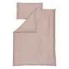 Kindsgut Parure de lit pour enfant 135 x 100 cm avec fermeture éclaire rose foncé* Parure De Lit