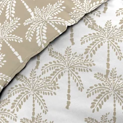 Parure de lit réversible 100% coton (240x220 cm - Naturel)>Douceur D'Intérieur New