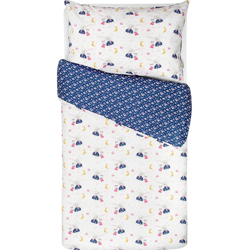 Sevira Kids Parure de lit réversible en coton Fairy Flore* Parure De Lit