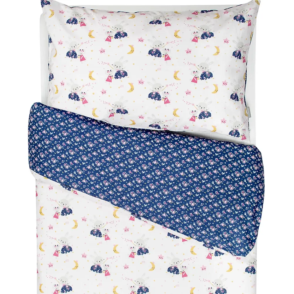 Sevira Kids Parure de lit réversible en coton Fairy Flore* Parure De Lit