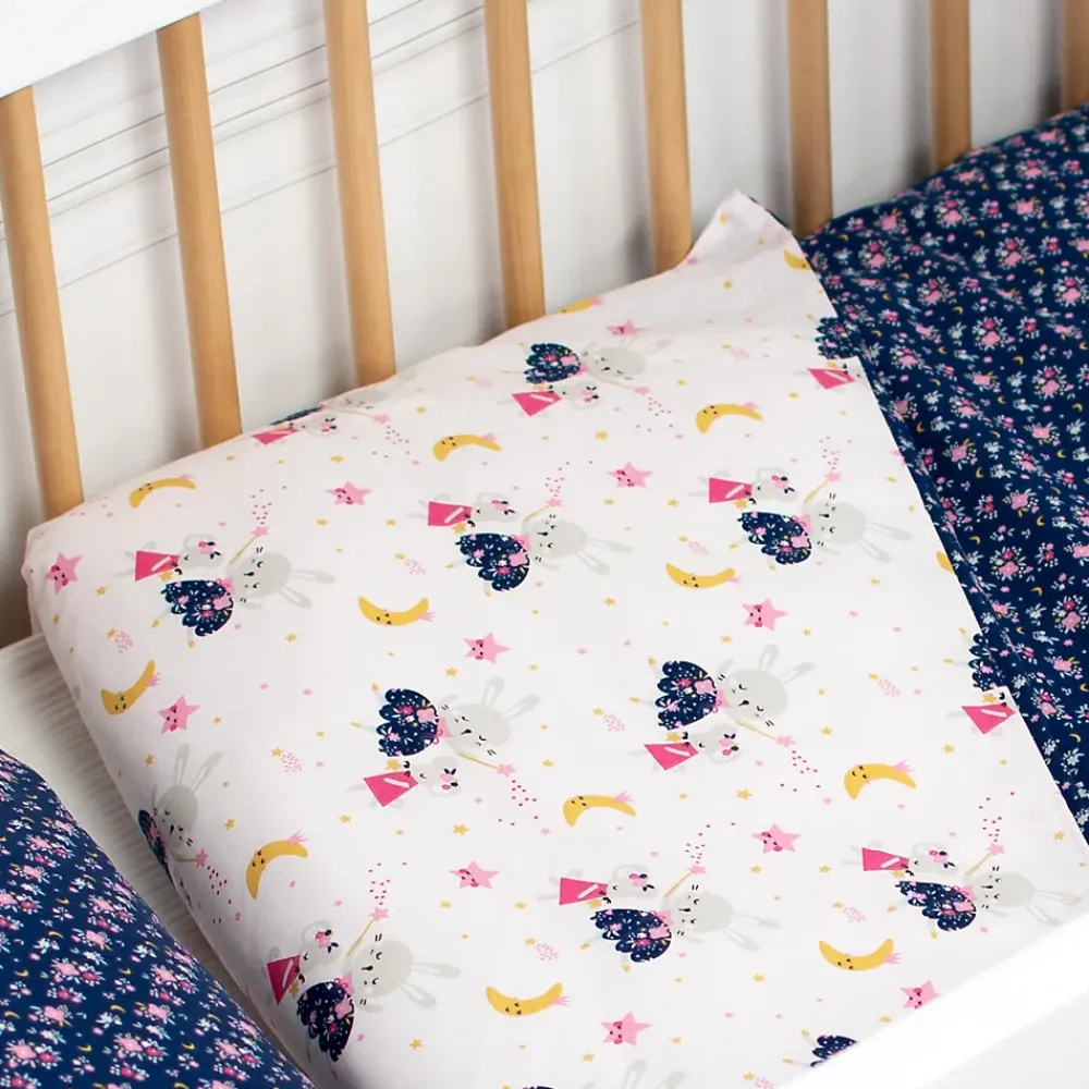 Sevira Kids Parure de lit réversible en coton Fairy Flore* Parure De Lit