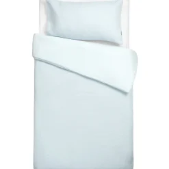 Parure de lit réversible gaze de coton & nid d'abeille><noscript><img width=