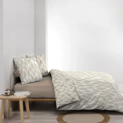 Douceur D'Intérieur Parure de lit réversible (240x220 cm - Naturel)* Parure De Lit