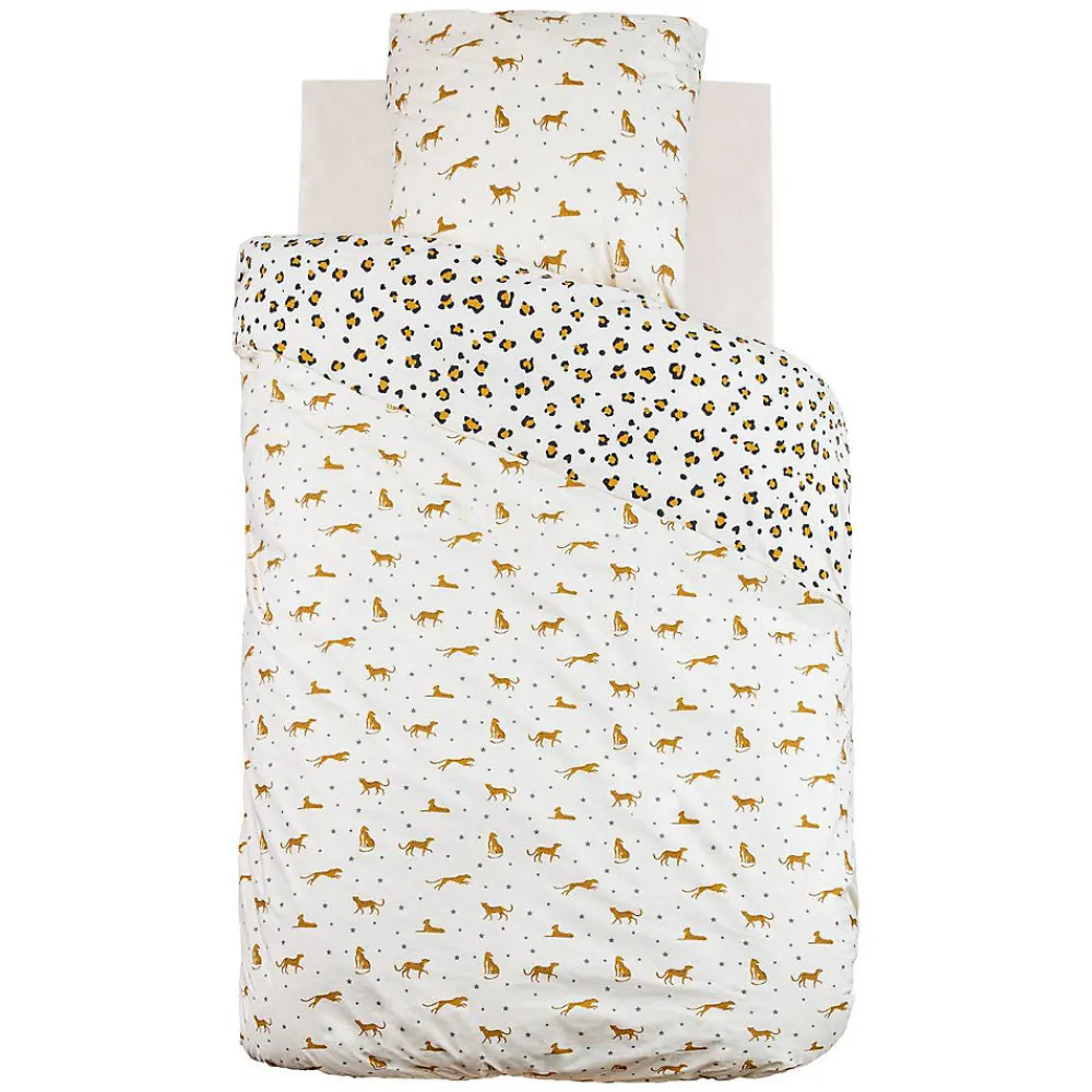 Parure de lit Telma motif léopard 140x200cm - Atmosphera>Atmosphera Créateur D'Intérieur