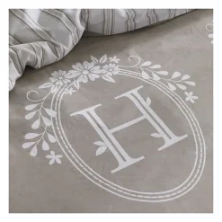 PARURE DE LIT TODAY - HOUSSE DE COUETTE 240X260 + 2 TAIES D OREILLER 63X63 - 100% COTON 57 fils - Berenice><noscript><img width=