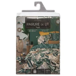 Parure de lit Tropik en coton 240x220 cm - Atmosphera><noscript><img width=