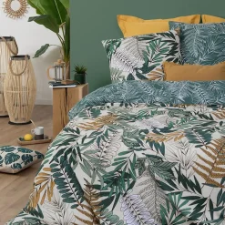 Parure de lit Tropik en coton 240x220 cm - Atmosphera><noscript><img width=