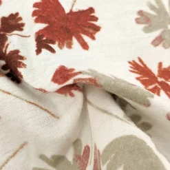 Parure de lit 140x200 cm 100% flanelle de coton ÉMILIE rouge 2 pièces><noscript><img width=