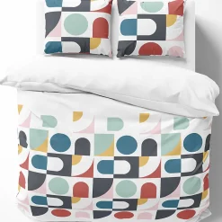 Parure de lit 240x220 cm coton biologique TITANE Blanc>Linnea Outlet