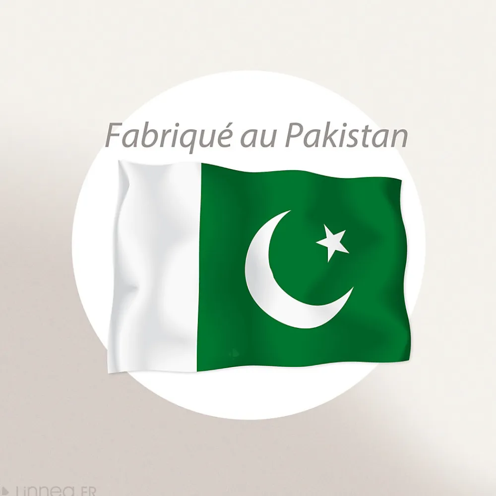 Parure de lit 260x240 cm coton KUSMI bleu>Linnea Hot