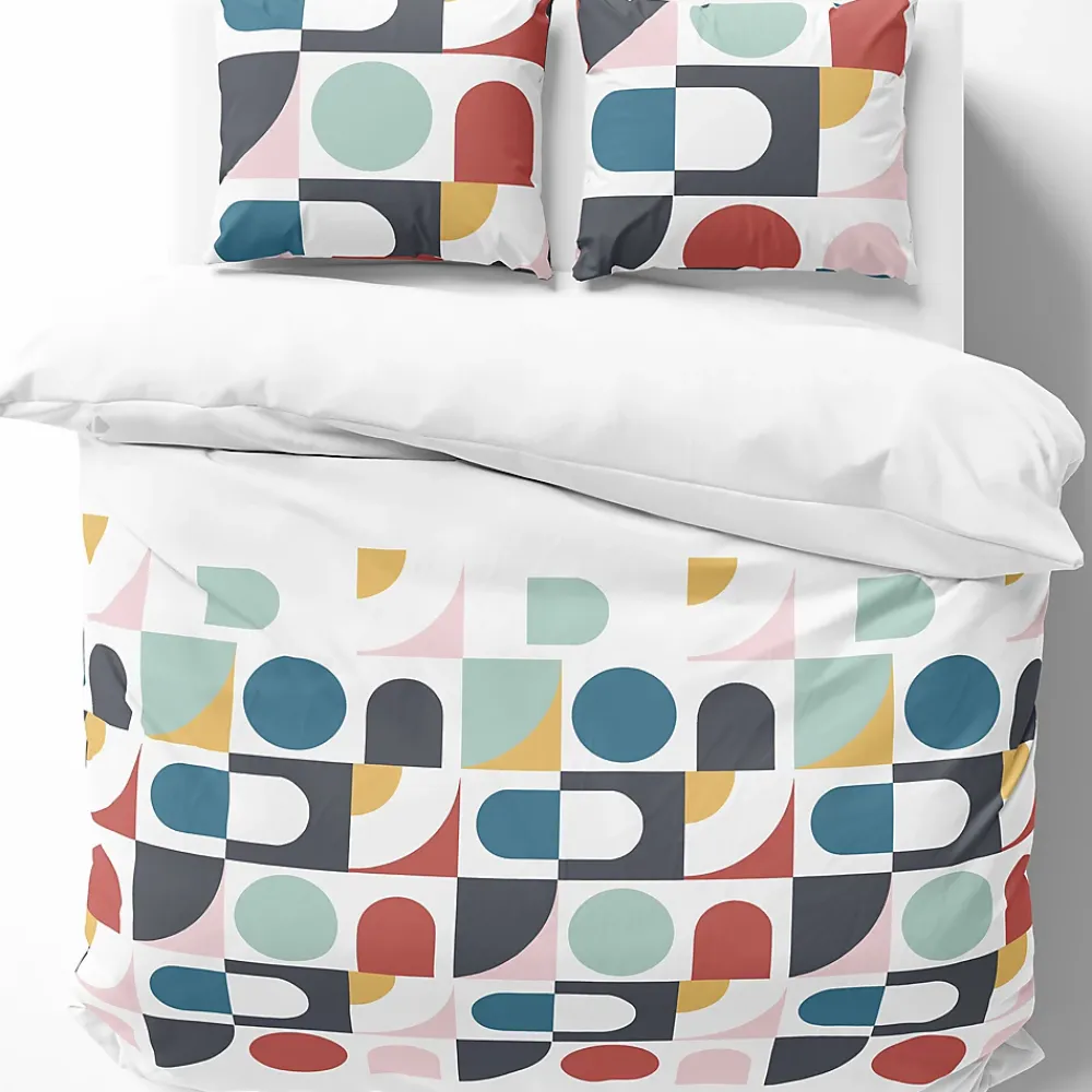 Linnea Parure de lit 260x240 cm coton biologique TITANE Blanc* Parure De Lit