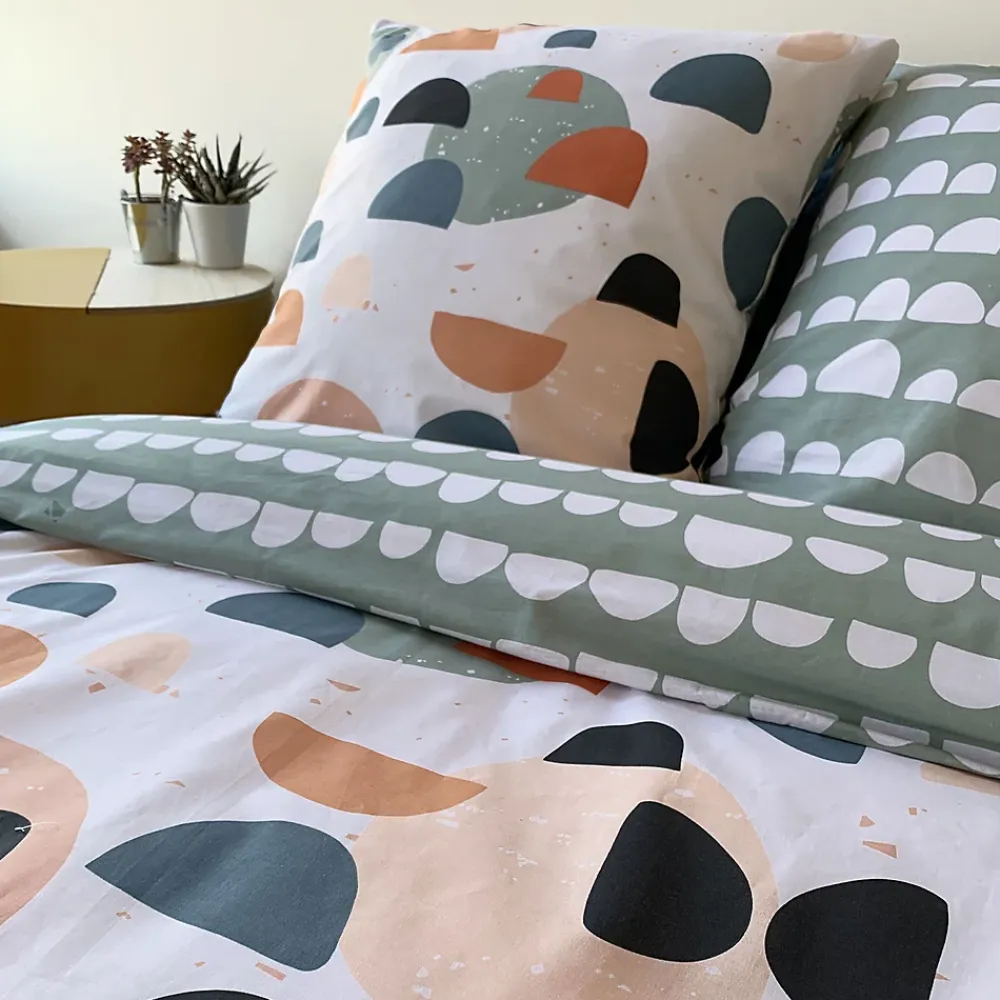 Linnea Parure de lit 240x220 cm coton PONTINO Multicolore 3 pièces* Parure De Lit