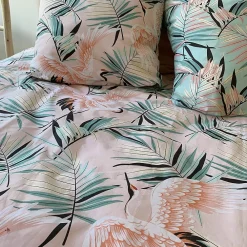 Linnea Parure de lit 260x240 cm coton ALEYA Rose* Parure De Lit
