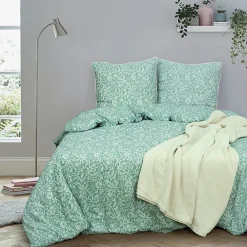 Linnea Parure de lit 240x220 cm coton + lyocell LIBERTYS Vert Celadon* Parure De Lit