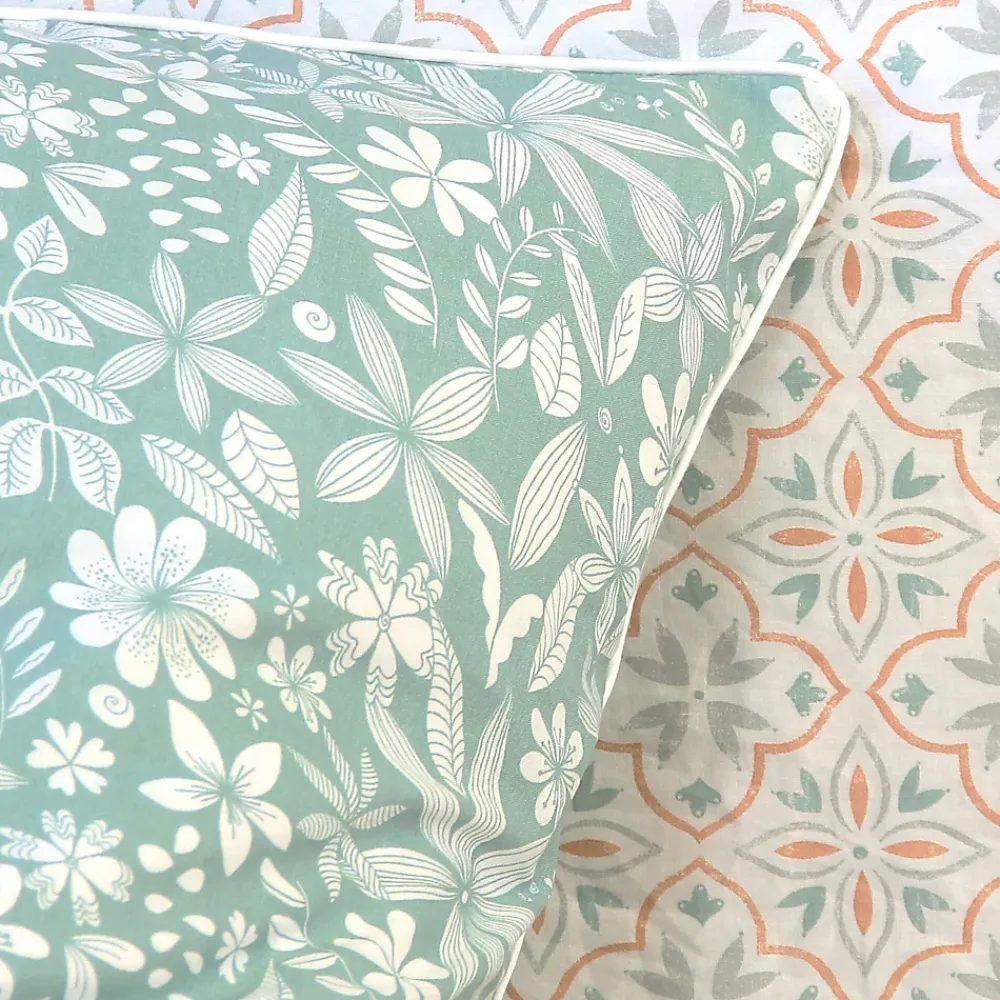 Linnea Parure de lit 240x220 cm coton + lyocell LIBERTYS Vert Celadon* Parure De Lit