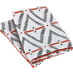 Linnea Parure de lit 260x240 cm coton BENGAL Rouge* Parure De Lit