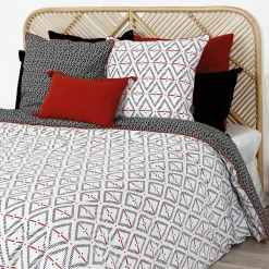 Linnea Parure de lit 260x240 cm coton BENGAL Rouge* Parure De Lit
