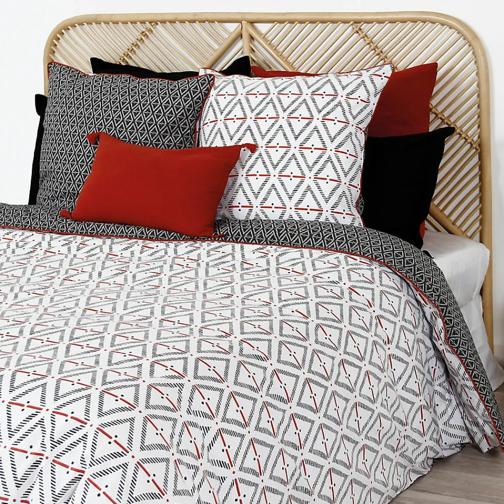 Linnea Parure de lit 260x240 cm coton BENGAL Rouge* Parure De Lit