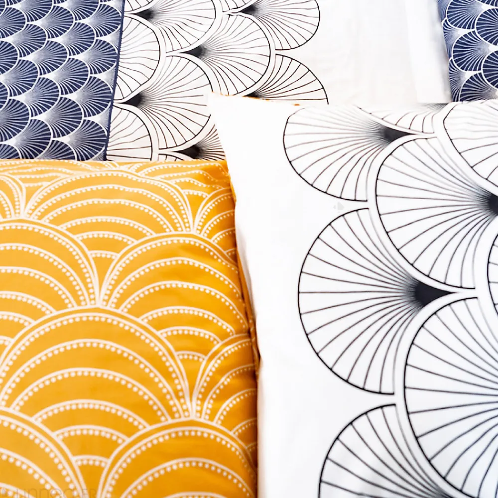 Parure de lit 260x240 cm coton KERITA multicolore>Linnea Discount