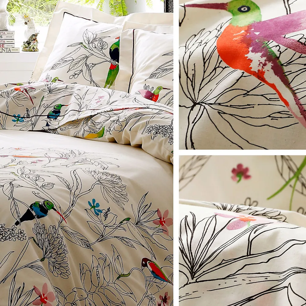 Linnea Parure de lit 280x240 cm coton AMAZONIA ecru* Parure De Lit