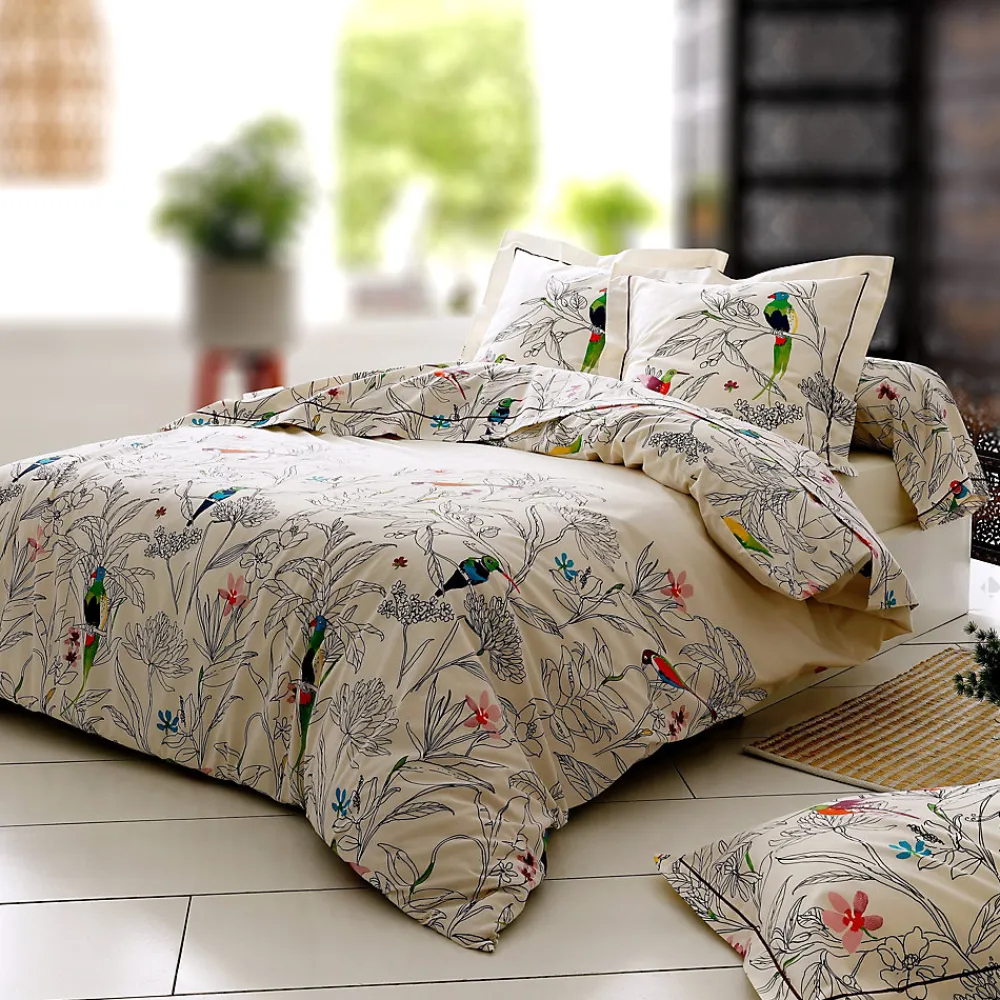 Linnea Parure de lit 280x240 cm coton AMAZONIA ecru* Parure De Lit