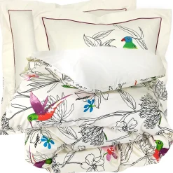 Linnea Parure de lit 200x200 cm coton AMAZONIA ecru* Parure De Lit