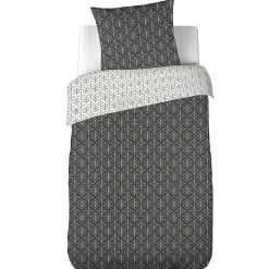 Parure de lit 140x200 cm coton biologique WAG Noir>Linnea Best