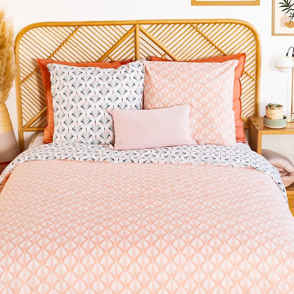 Linnea Parure de lit 200x200 cm coton VOLEA rose* Parure De Lit