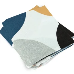 Linnea Parure de lit 240x220 cm coton PRUNE Blanc 3 pièces* Parure De Lit