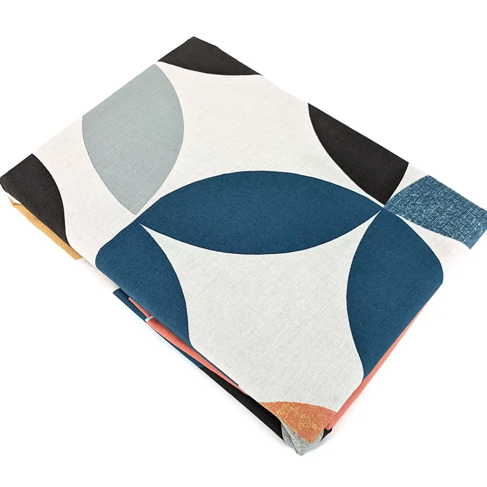 Linnea Parure de lit 240x220 cm coton PRUNE Blanc 3 pièces* Parure De Lit