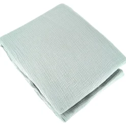 Parure de lit 240x220 cm double gaze de coton GAZGAZ vert amande 3 pièces>Linnea Best