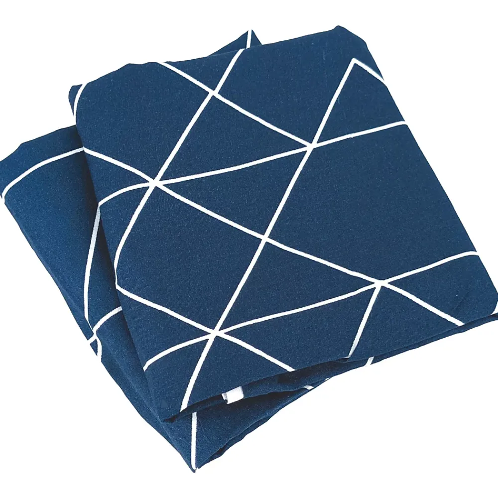 Linnea Parure de lit 240x220 cm microfibre LIST bleu 3 pièces* Parure De Lit