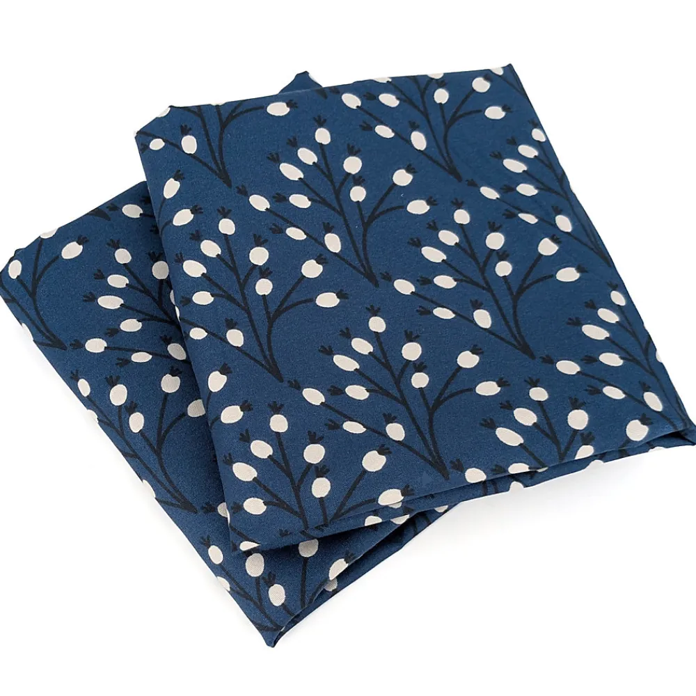 Parure de lit 240x220 cm Microfibre 50% recyclée FLENA Bleu 3 pièces>Linnea Best