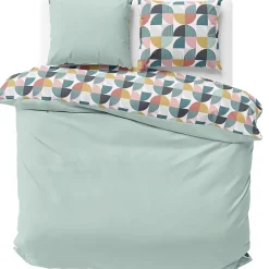 Linnea Parure de lit 260x240 cm microfibre STENO Bleu* Parure De Lit