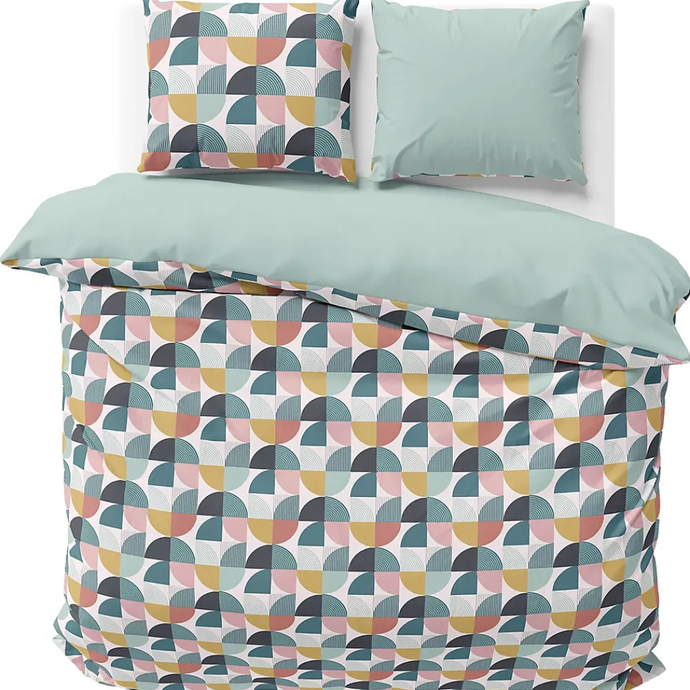 Linnea Parure de lit 260x240 cm microfibre STENO Bleu* Parure De Lit