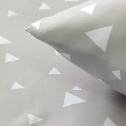 Parure de lit 260x240 cm microfibre PISA gris Perle><noscript><img width=