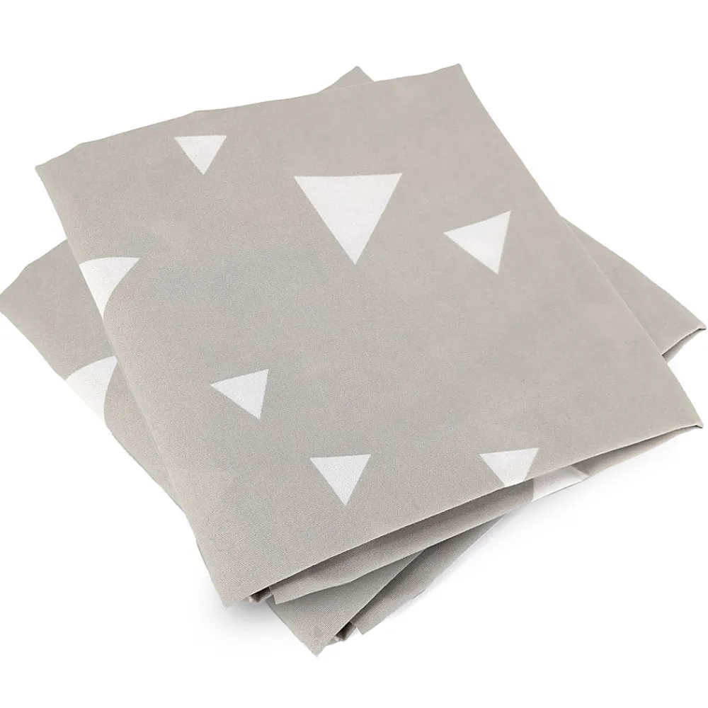 Parure de lit 260x240 cm microfibre PISA gris Perle>Linnea