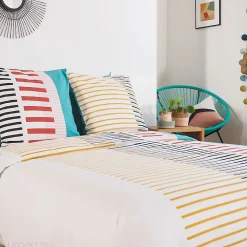 Linnea Parure de lit 240x220 cm mixte CHRIS multicolore* Parure De Lit
