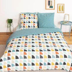 Linnea Parure de lit 200x200 cm mixte BLUE bleu* Parure De Lit