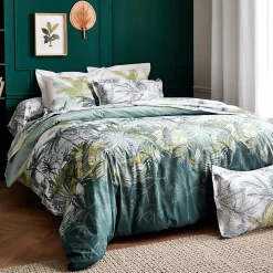 Parure de lit 240x220 cm percale coton TRINIDAD mousson>Linnea New