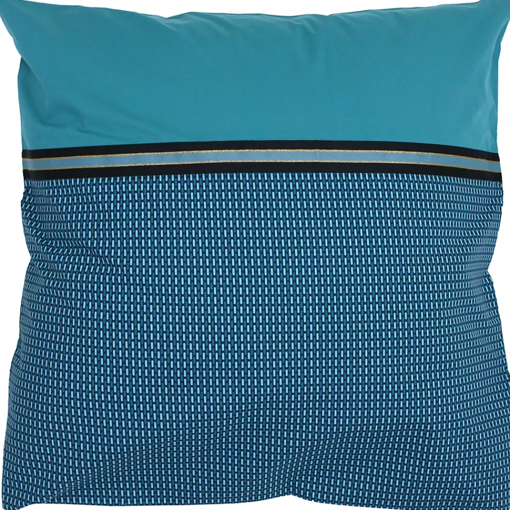 Linnea Parure de lit 260x240 cm percale de coton GUSTAV vert Emeraude 3 pièces* Parure De Lit