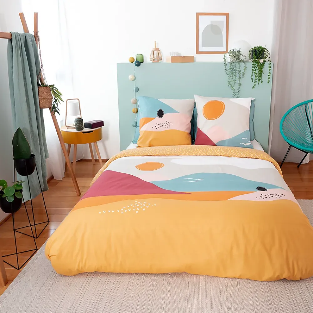 Linnea Parure de lit 240x220 cm polycoton VALLON multicolore 3 pièces* Parure De Lit